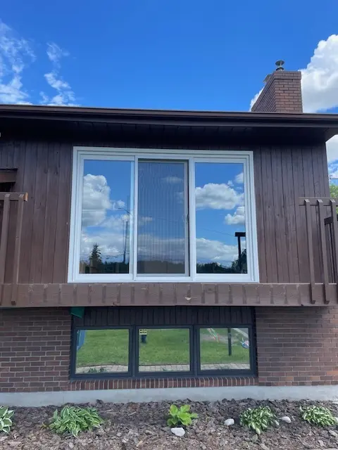 White Buckingham Patio Doors installed in northwestern Ontario, installation in all seasons, over 32 years in business, areas include Dryden, Kenora, Fort Frances, Sioux Lookout, Nestor Falls, Sioux Narrows.