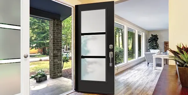 Door of a house opened showing welcoming space