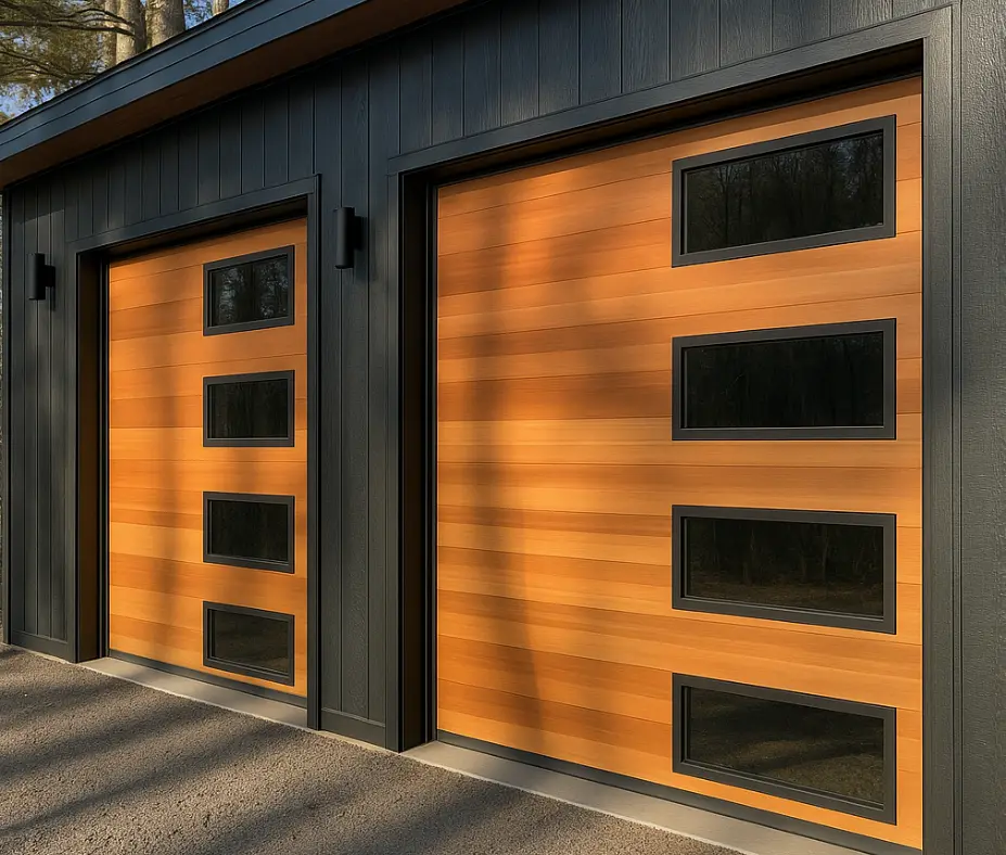 Garage doors installed by The Window and Door Store