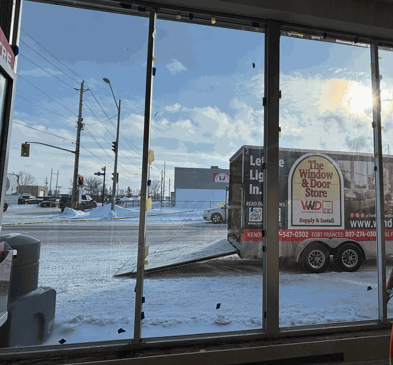 Commercial windows installed by The Window & Door Store