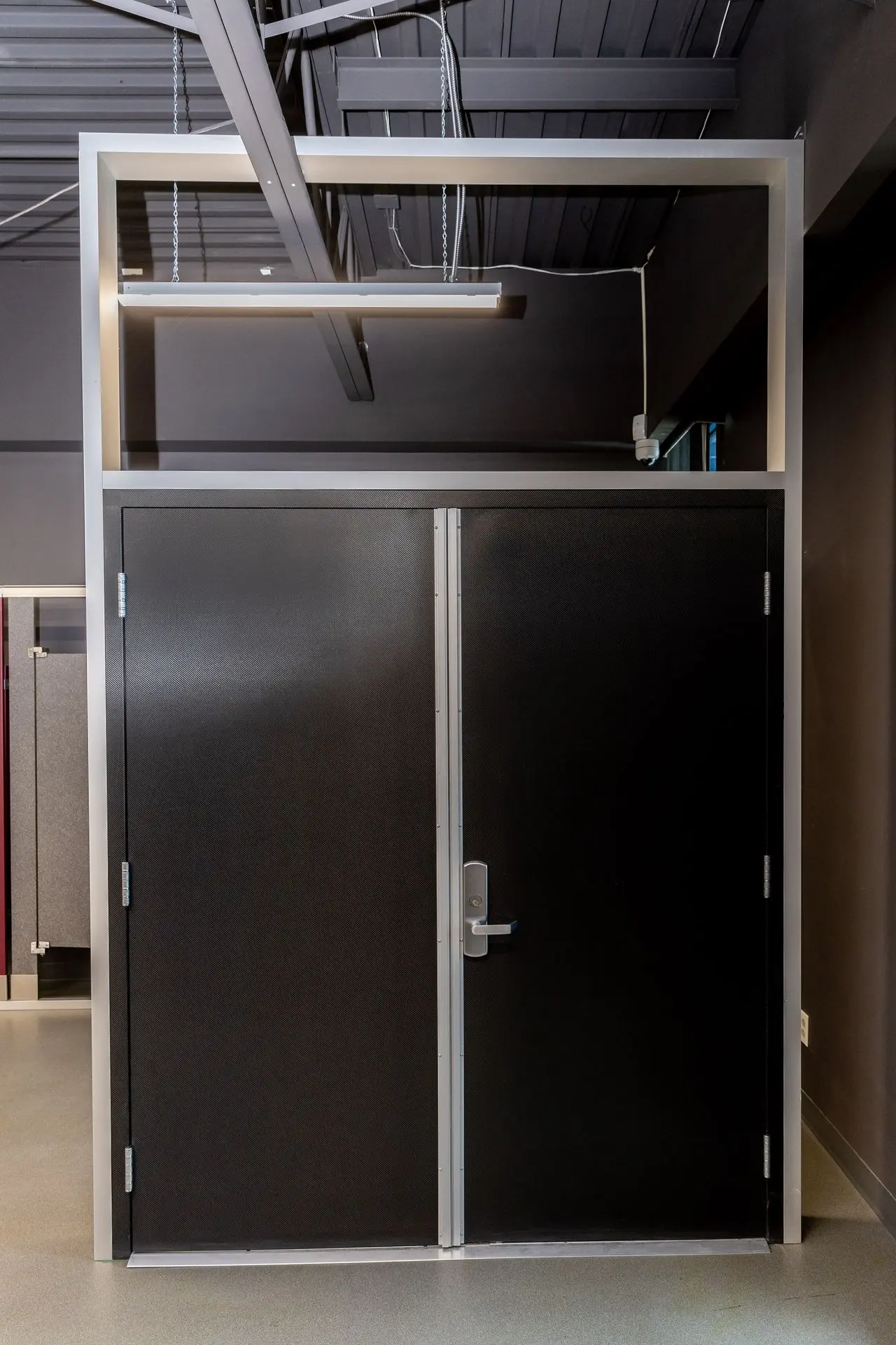 Hollow metal door for commercial building