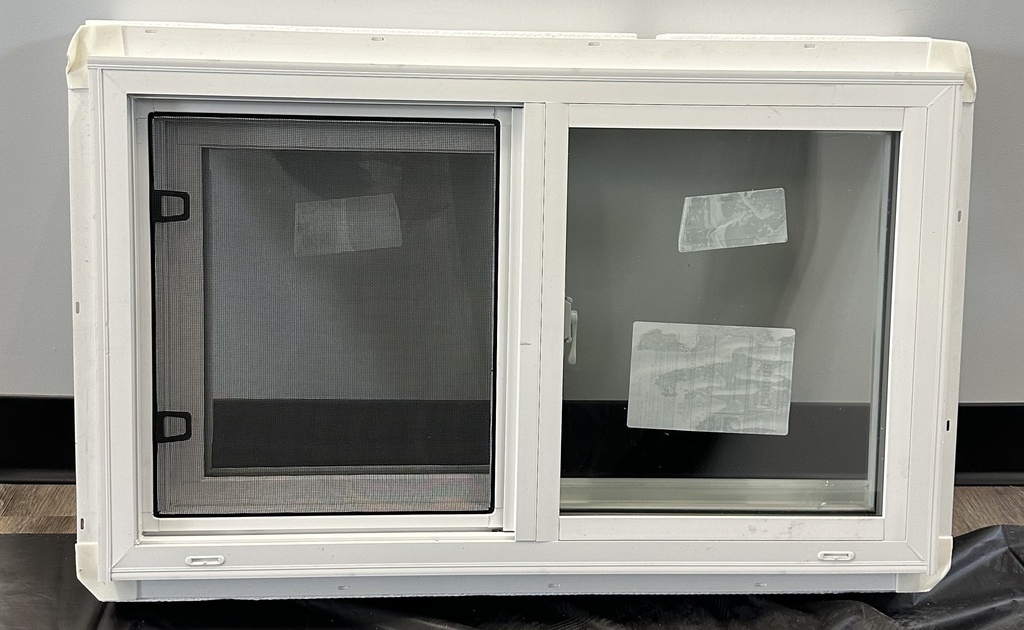 30" w x 18" h - Premium 303 VS (3 1/4") Single Slider Lift Out, Dual Pane, Low E, Argon, Nailing Fin