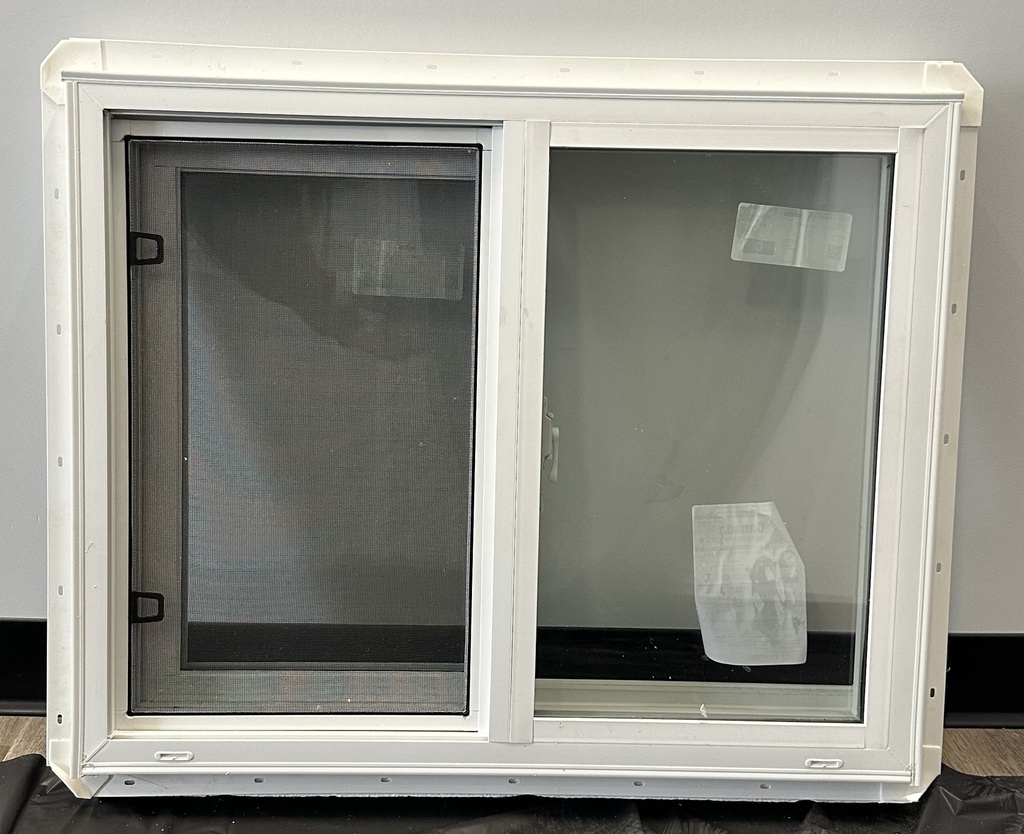 30" w x 24" h - Premium 303 VS (3 1/4") Single Slider Lift Out, Dual Pane, Low E, Argon, Nailing Fin