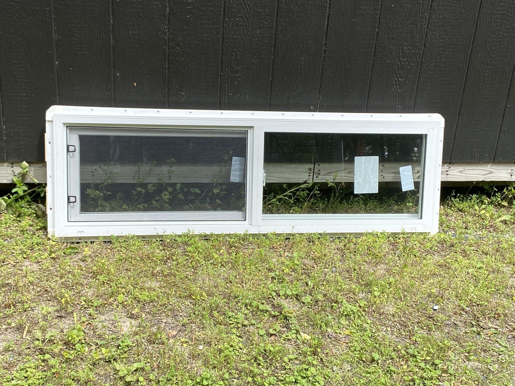 60" w x 18" - Premium 303 VS (3 1/4") Single Slider Lift Out, Dual Pane, Low E, Argon, Nailing Fin