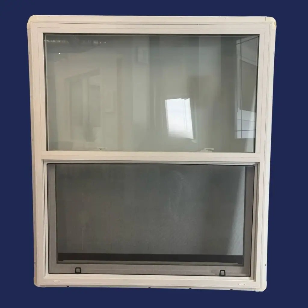 42" w x 48" h - Premium 201VS Single Hung, Dual Pane, Low E & Argon, Nail Fin, 3/4" Return