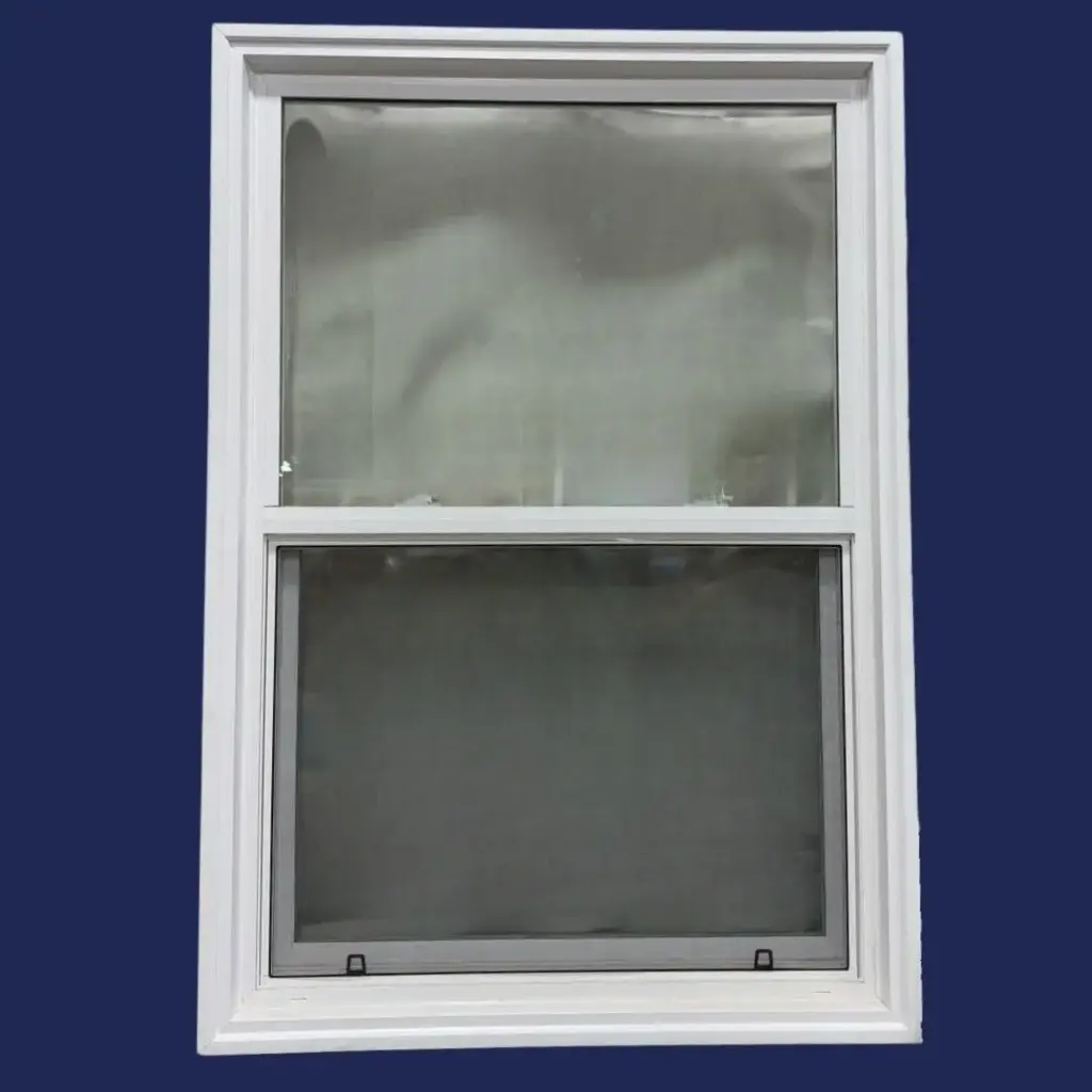 42 1/8" w x 60 5/8" h - 201VS Premium Single hung, 2" Reno BM, 3/4" Return, Triple Pane