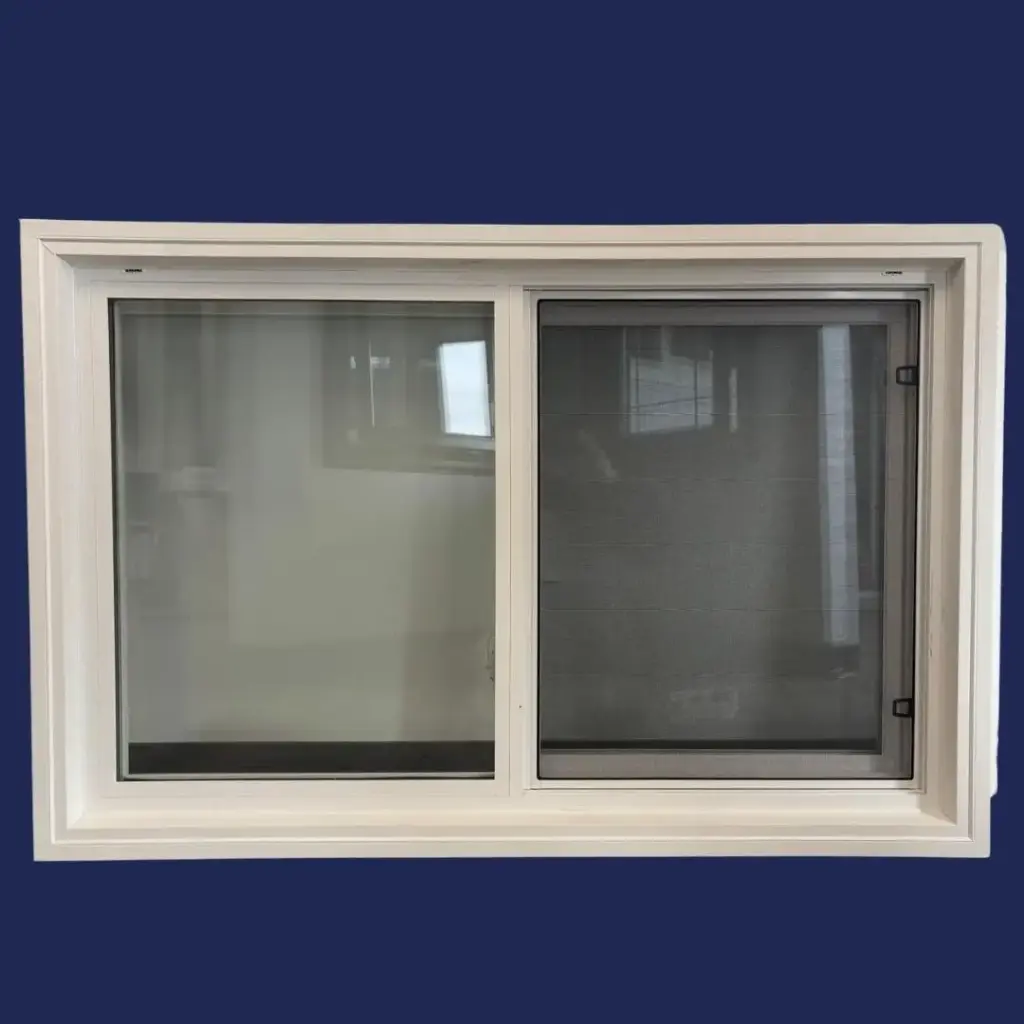 49" w x 31" - Premium 303 VS (3 1/4") Single Slider Lift Out, Dual Pane, Low E, Argon, 2" Standard Brickmould (no fin), 3/4" Return
