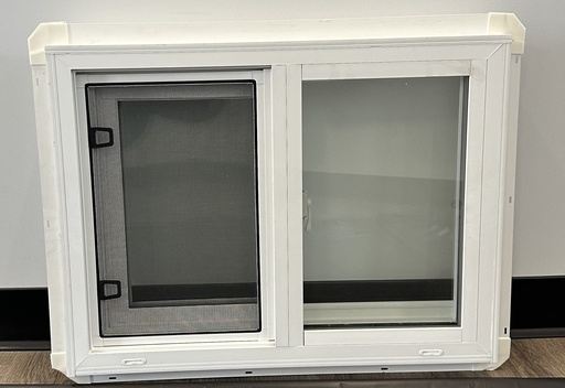 [2418PS] 24" w x 18" h - Premium 303 VS (3 1/4") Single Slider Lift Out, Dual Pane, Low E, Argon, Nailing Fin