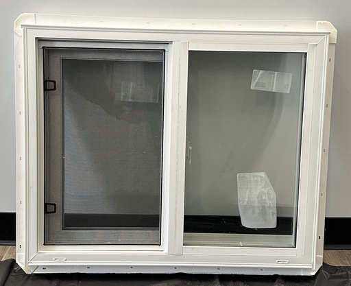 [3024PS] 30" w x 24" h - Premium 303 VS (3 1/4") Single Slider Lift Out, Dual Pane, Low E, Argon, Nailing Fin