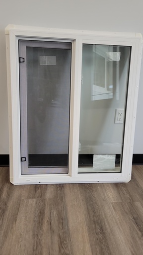 [K3036PS] 30" w x 36" h - Premium 303 VS (3 1/4") Single Slider Lift Out, Dual Pane, Low E, Argon, Nailing Fin