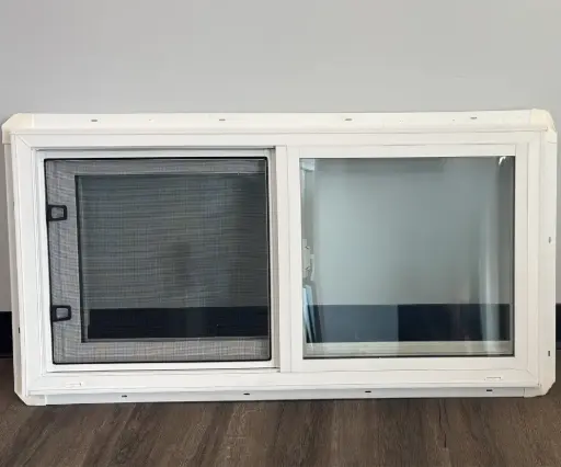 [K3618PS] 36" w x 18" - Premium 303 VS (3 1/4") Single Slider Lift Out, Dual Pane, Low E, Argon, Nailing Fin