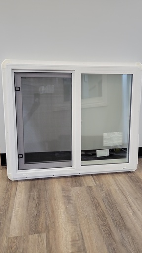 [K3630PS] 36" w x 30" - Premium 303 VS (3 1/4") Single Slider Lift Out, Dual Pane, Low E, Argon, Nailing Fin