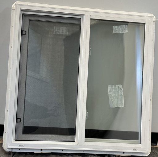 [3636PS] 36" w x 36" - Premium 303 VS (3 1/4") Single Slider Lift Out, Dual Pane, Low E, Argon, Nailing Fin