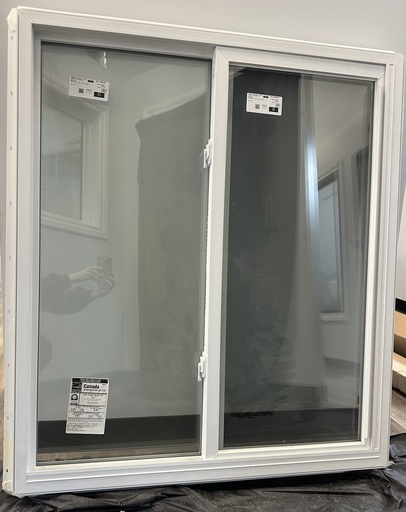 [K4248PS] 42" w x 48" - Premium 303 VS (3 1/4") Single Slider Lift Out, Dual Pane, Low E, Argon, Nailing Fin