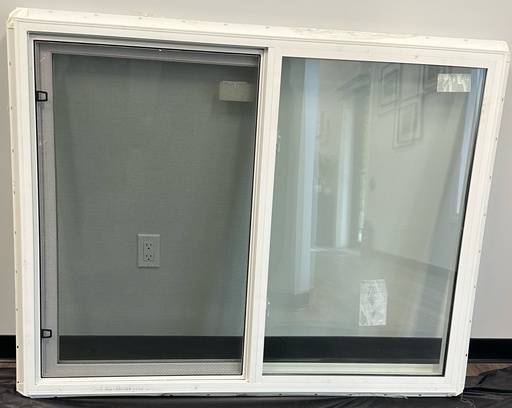 [5442PS] 54" w x 42" - Premium 303 VS (3 1/4") Single Slider Lift Out, Dual Pane, Low E, Argon, Nailing Fin
