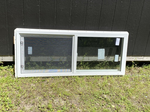 [K6024PS] 60" w x 24" - Premium 303 VS (3 1/4") Single Slider Lift Out, Dual Pane, Low E, Argon, Nailing Fin